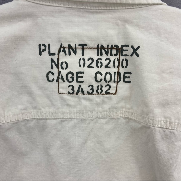 ALPHA Industries Lightweight White Cotton Jacket Size XL - Picture 8 of 13